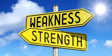 dating weakness and strength